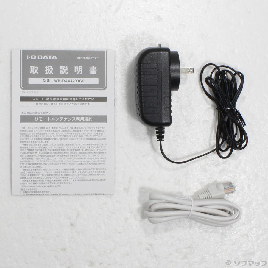 〔中古〕IO DATA(アイオーデータ)  WN-DAX4200GR | I-O DATA | 05