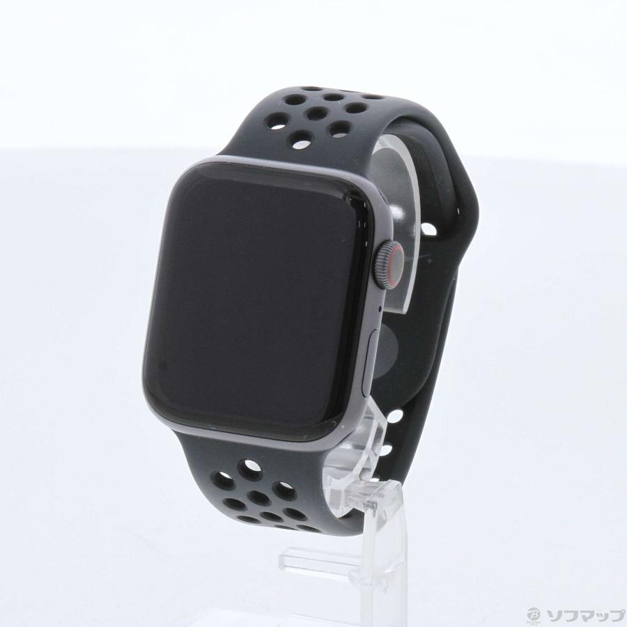 〔中古〕Apple(アップル)  Apple Watch Series 4 Nike+ GPS + Cellular 44mm スペースグレイアルミニウムケース アンスラサイト／ブラックNikeスポーツバンド | Apple | 01