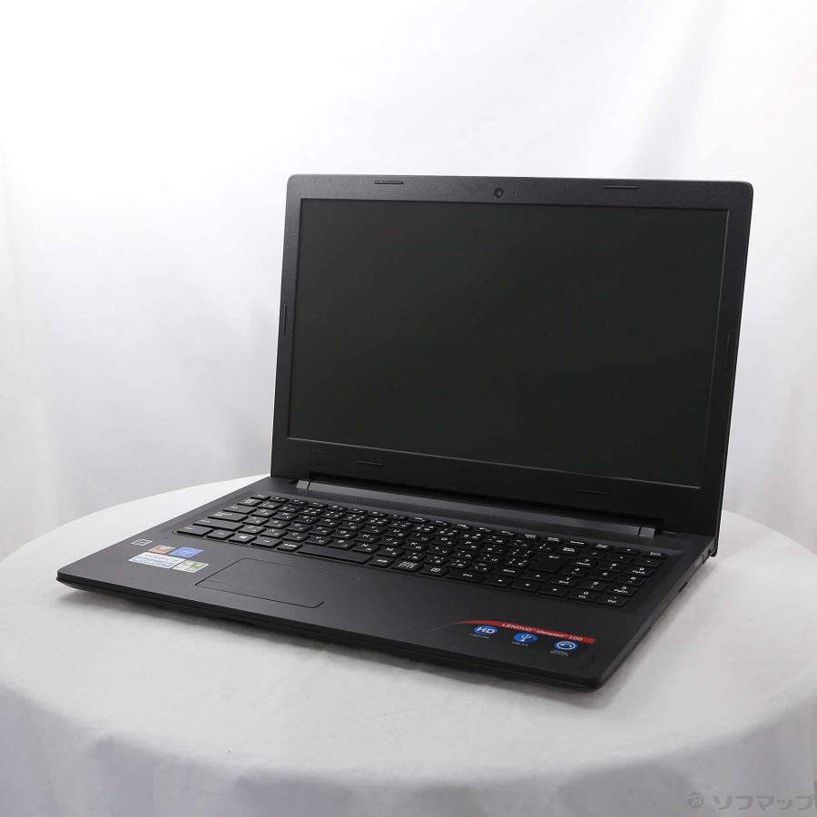 〔中古〕Lenovo(レノボジャパン)  格安安心パソコン ideapad 100 80QQ00R0JP ブラック 〔Windows 10〕 | Lenovo | 01