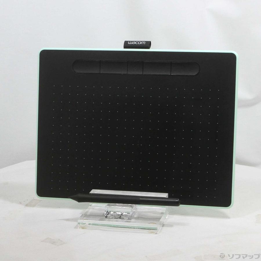 〔中古〕WACOM(ワコム)  Intuos Medium ワイヤレス CTL-6100WL／E0 ピスタチオグリーン | wacom | 01