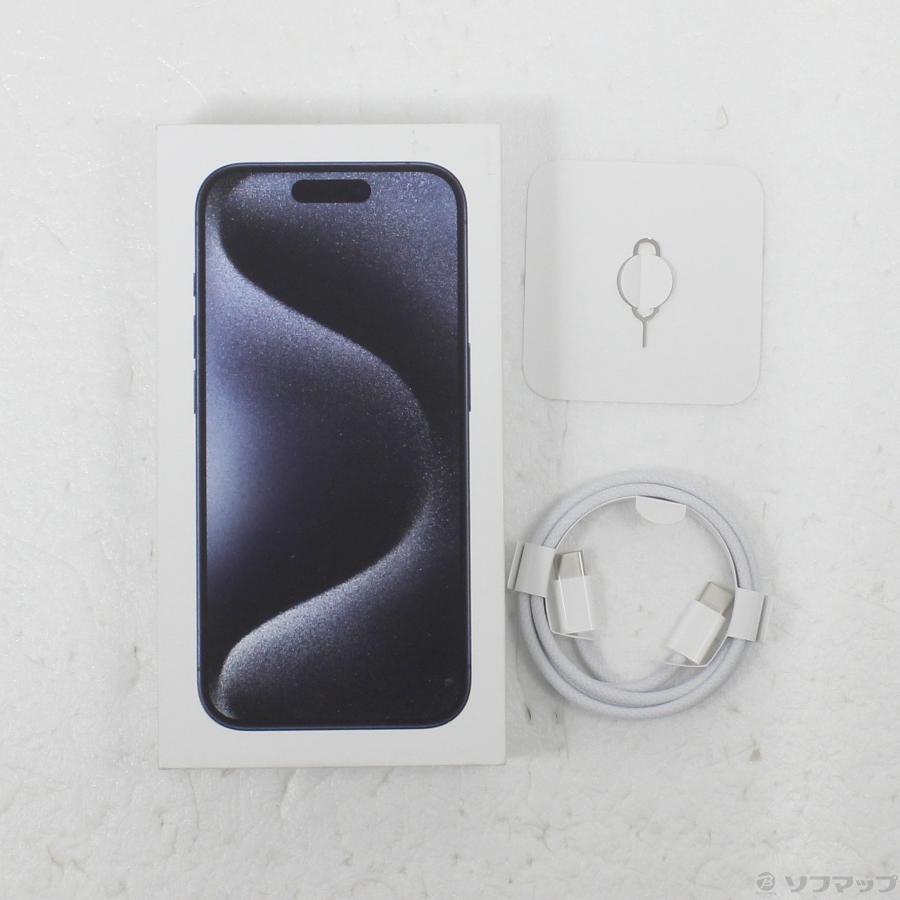 〔中古〕Apple(アップル)  iPhone15 Pro 256GB ブルーチタニウム MTUG3J／A SIMフリー | Apple | 05