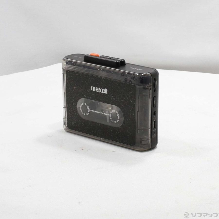 〔中古〕maxell  〔展示品〕 Bluetooth対応ポータブルカセットプレーヤー ブラック MXCP-P100BK | maxell | 01