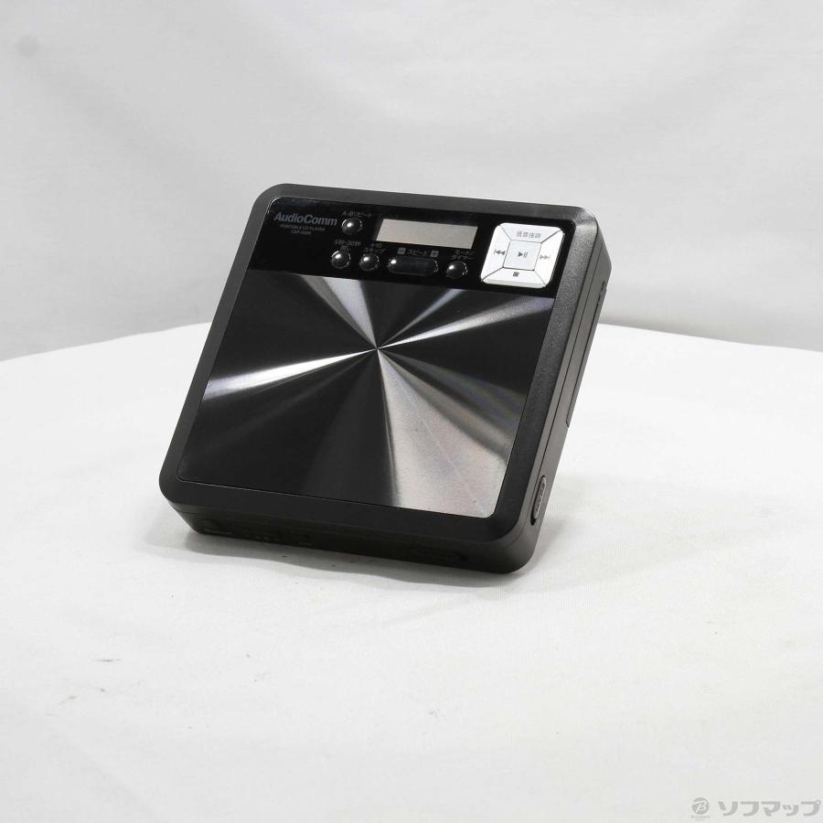 〔中古〕オーム電機  〔展示品〕 AudioComm語学学習用ポータブルCDプレーヤー Bluetooth機能付 ブラック | OHM | 01