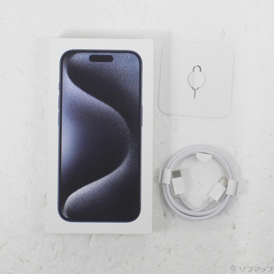 〔中古〕Apple(アップル)  iPhone15 Pro 256GB ブルーチタニウム MTUG3J／A SIMフリー | Apple | 05