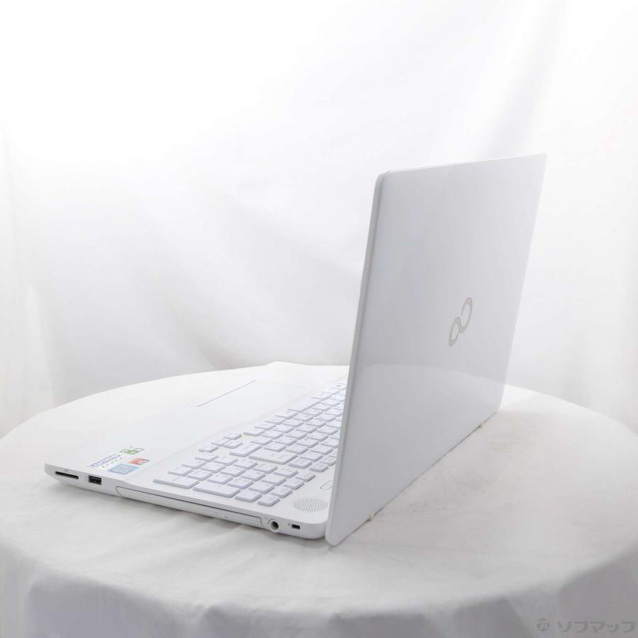 〔中古〕FUJITSU(富士通）  格安安心パソコン LIFEBOOK AH51／C3 FMVA51C3W プレミアムホワイト 〔Windows 10〕 | 富士通 | 02