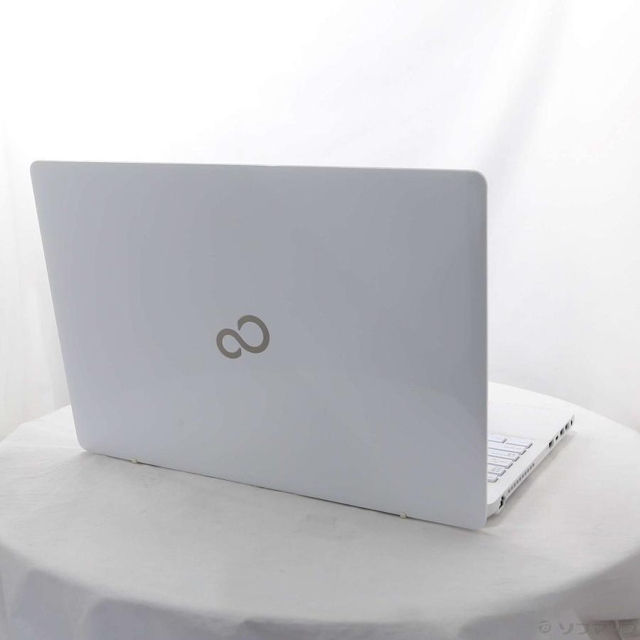 〔中古〕FUJITSU(富士通）  格安安心パソコン LIFEBOOK AH51／C3 FMVA51C3W プレミアムホワイト 〔Windows 10〕 | 富士通 | 03