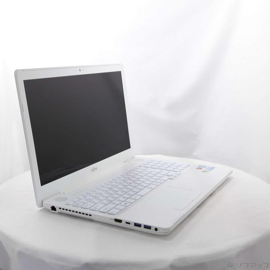 〔中古〕FUJITSU(富士通）  格安安心パソコン LIFEBOOK AH51／C3 FMVA51C3W プレミアムホワイト 〔Windows 10〕 | 富士通 | 04