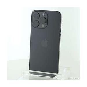 〔中古〕Apple(アップル)  iPhone15 Pro Max 1TB ブラックチタニウム MU6Y3J／A SIMフリー | Apple