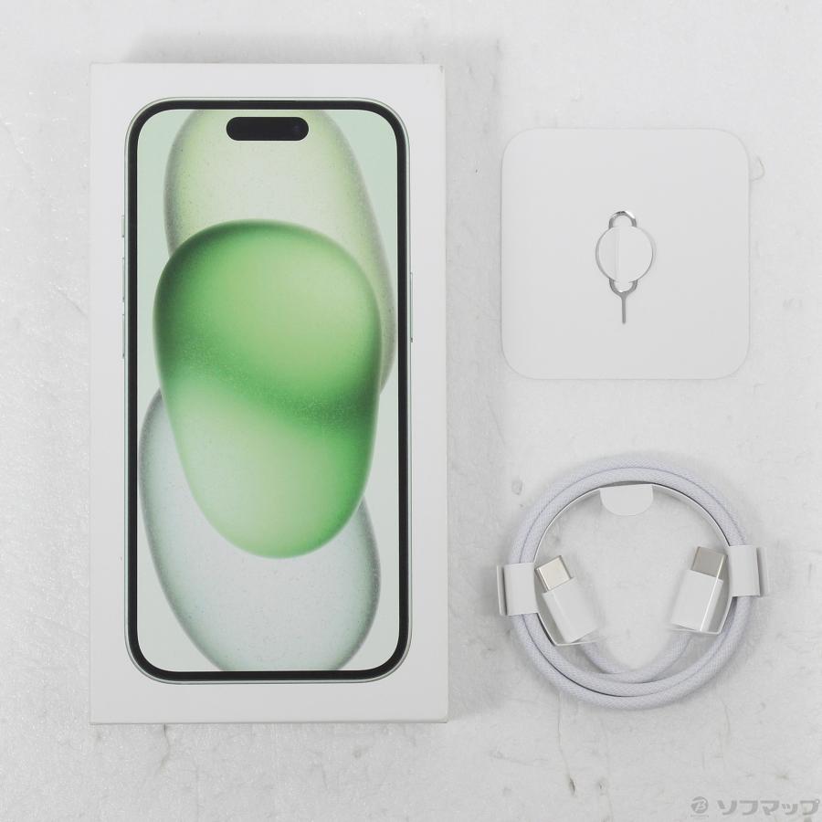 Apple 〔中古〕Apple(アップル) iPhone15 512GB グリーン MTMY3J／A