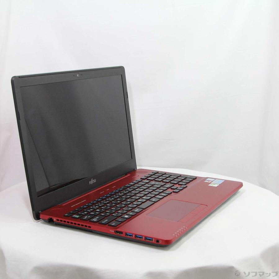 〔中古〕FUJITSU(富士通）  格安安心パソコン LIFEBOOK AH45／A3 FMVA45A3R ルビーレッド 〔Windows 10〕 | 富士通 | 04
