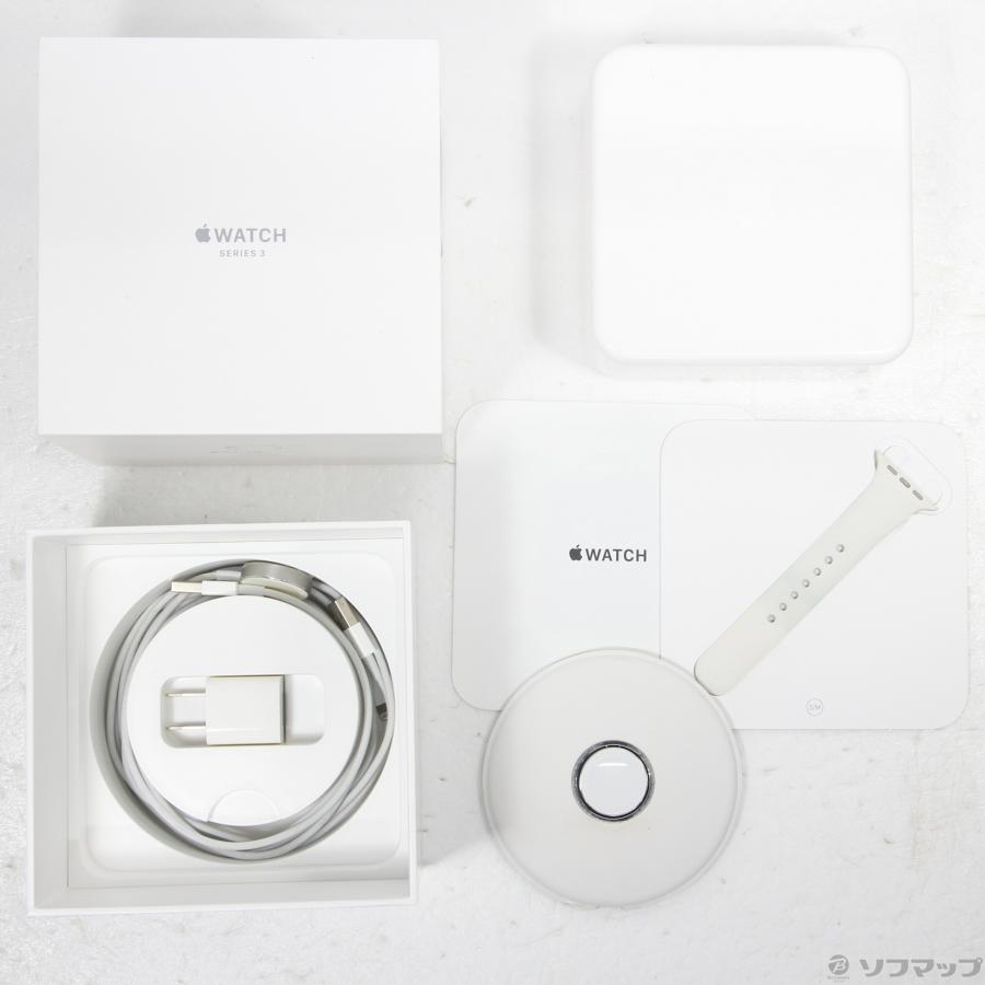 〔中古〕Apple(アップル)  Apple Watch Series 3 GPS + Cellular 42mm ホワイトセラミックケース ソフトホワイト／ペブルスポーツバンド | Apple | 05
