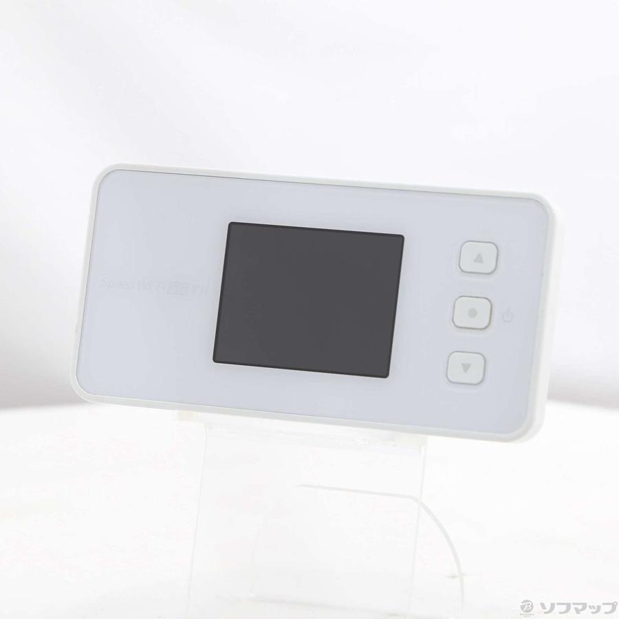 〔中古〕WIMAX  〔中古品〕 Speed Wi-Fi 5G X11 NAR01SWU スノーホワイト WiMAX |  | 01
