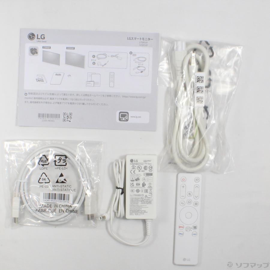〔中古〕LG(エルジー)  〔展示品〕 LG MyView Smart Monitor 27SR50F-W ホワイト | LGエレクトロニクス | 02