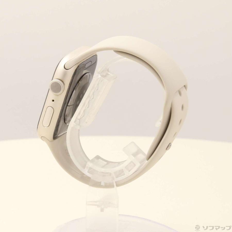 〔中古〕Apple(アップル)  Apple Watch Series 7 GPS 45mm スターライトアルミニウムケース スターライトスポーツバンド | Apple | 02
