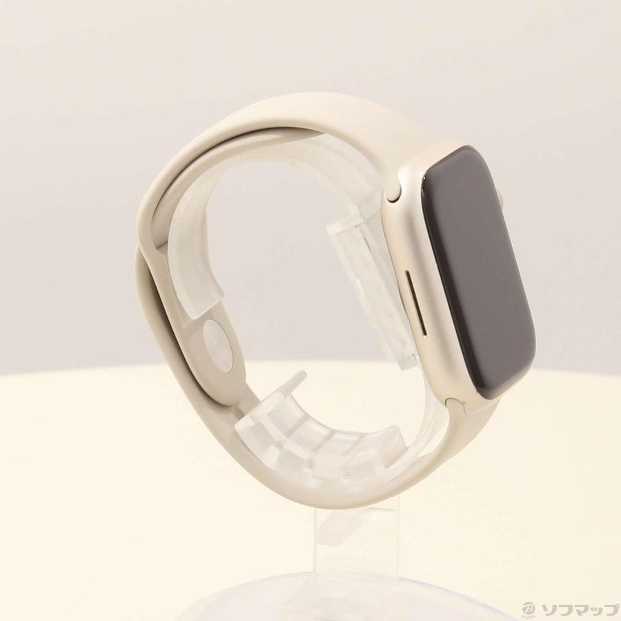 〔中古〕Apple(アップル)  Apple Watch Series 7 GPS 45mm スターライトアルミニウムケース スターライトスポーツバンド | Apple | 04