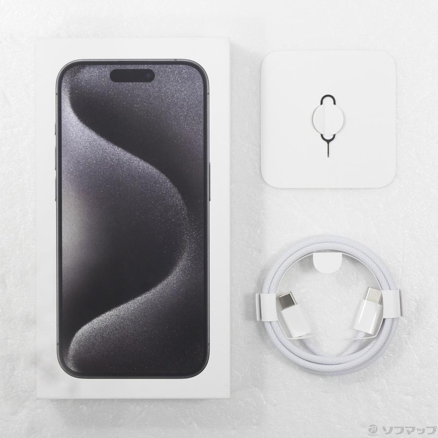 〔中古〕Apple(アップル)  iPhone15 Pro 256GB ブラックチタニウム MTUC3J／A SIMフリー | Apple | 05