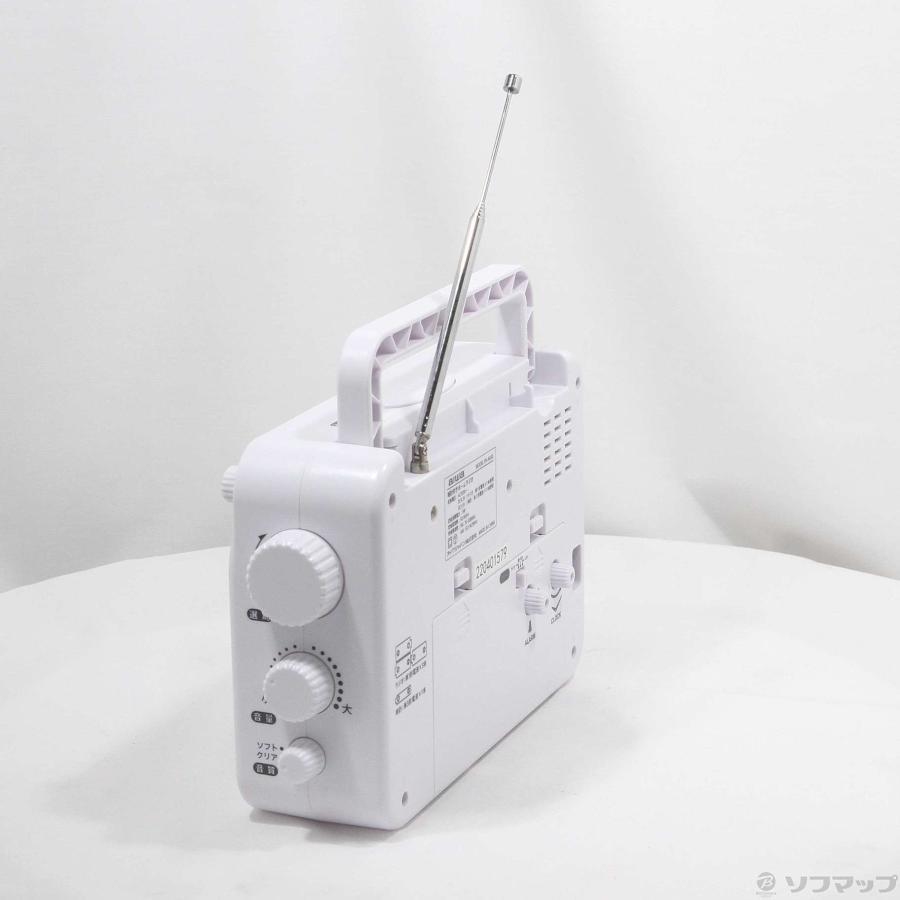 〔中古〕aiwa(アイワ)  〔展示品〕 アナログ時計付きホームラジオ ホワイト FR-AA50W |  | 02