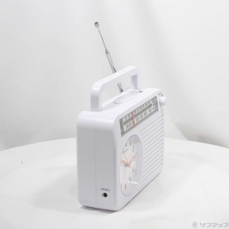 〔中古〕aiwa(アイワ)  〔展示品〕 アナログ時計付きホームラジオ ホワイト FR-AA50W |  | 04