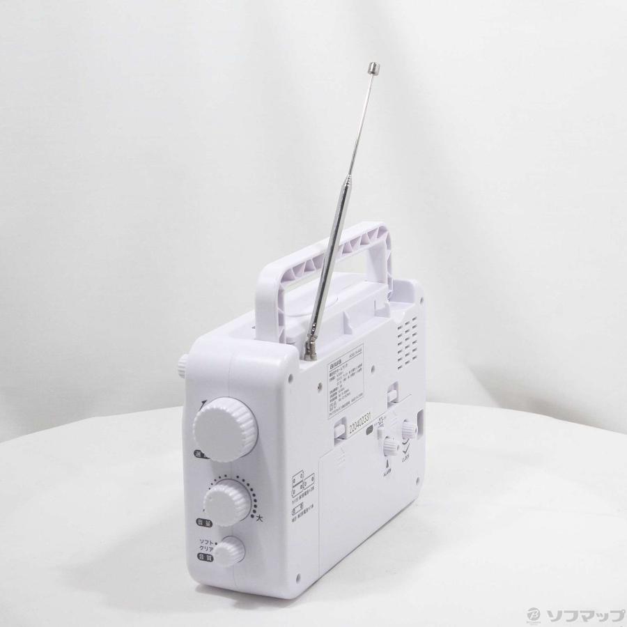 〔中古〕aiwa(アイワ)  〔展示品〕 アナログ時計付きホームラジオ ホワイト FR-AA50W |  | 02
