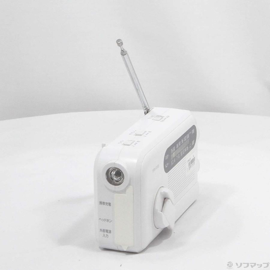 〔中古〕QRIOM  〔展示品〕 BTM-R100 ホワイト 手回し充電ラジオ |  | 04