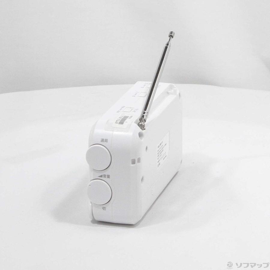 〔中古〕QRIOM  〔展示品〕 BTM-R100 ホワイト 手回し充電ラジオ |  | 02