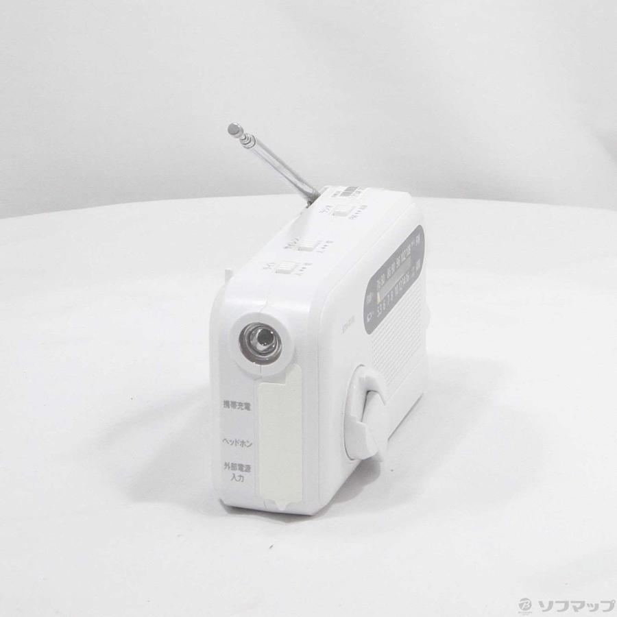 〔中古〕QRIOM  〔展示品〕 BTM-R100 ホワイト 手回し充電ラジオ |  | 04