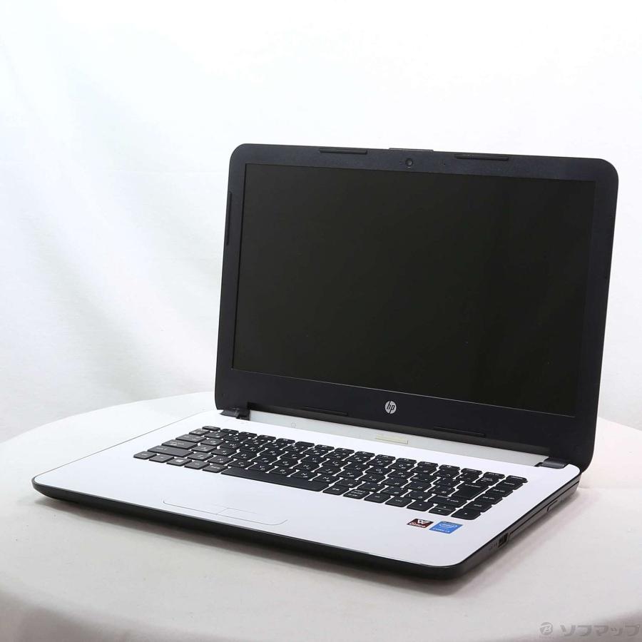 〔中古〕hp(エイチピー)  格安安心パソコン HP 14-ac105TU P3C44PA#ABJ ホワイト 〔Windows 10〕 | 日本HP | 01