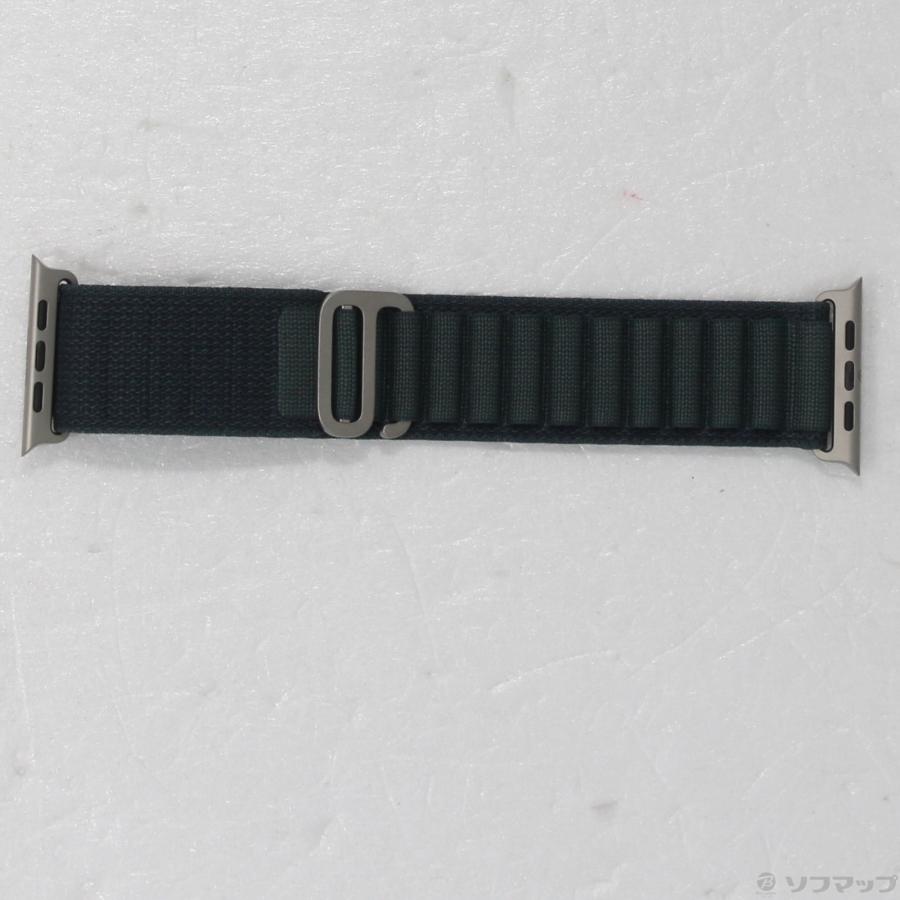〔中古〕Apple(アップル)  〔展示品〕 49mmケース用 ダークグリーンアルパインループ(S) ナチュラルチタニウムの仕上げ MXMU3FE／A | Apple | 01