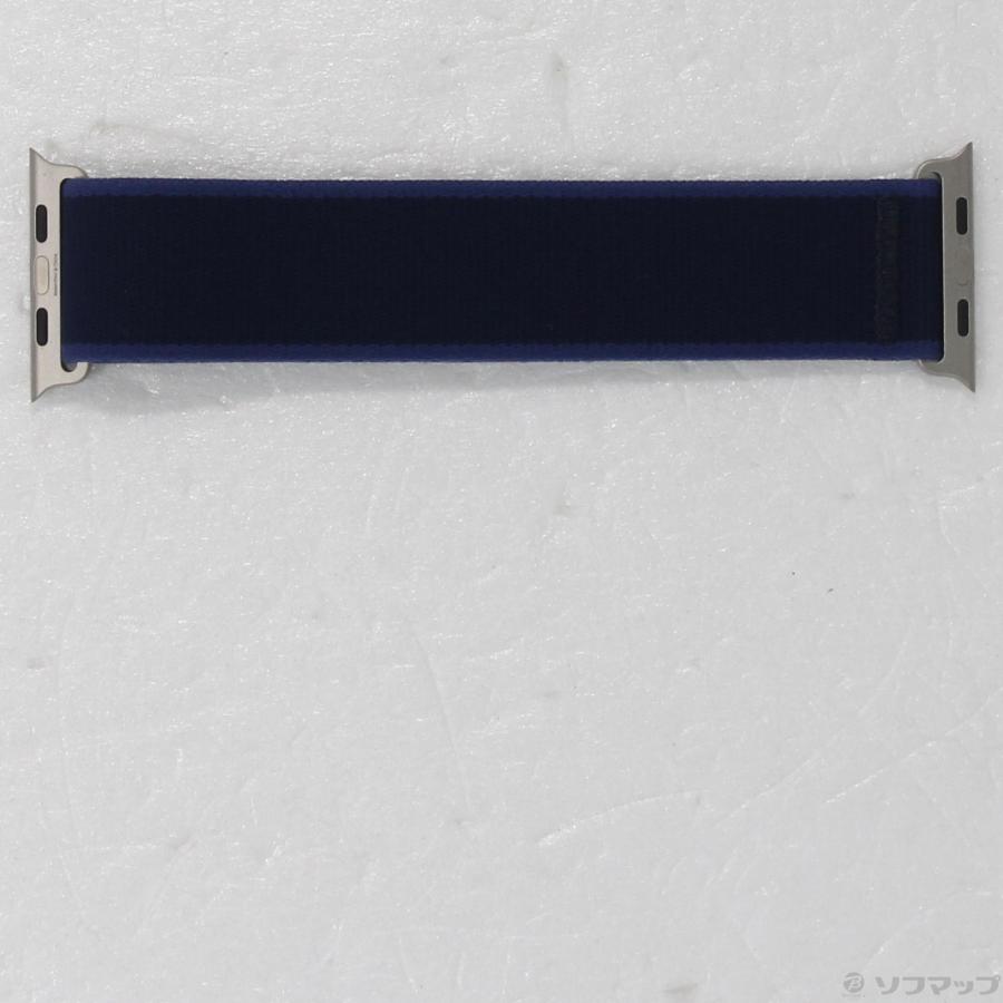 〔中古〕Apple(アップル)  〔展示品〕 49mmケース用 ブルートレイルループ(S／M) ナチュラルチタニウムの仕上げ MXTT3FE／A | Apple | 01