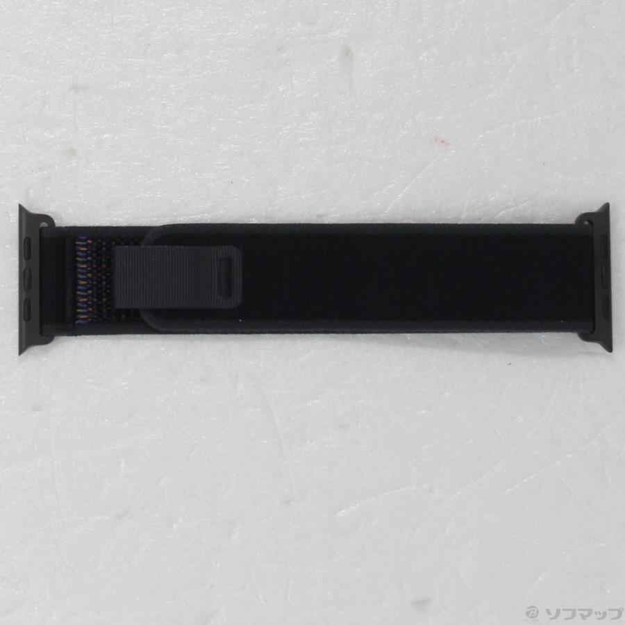 〔中古〕Apple(アップル)  〔展示品〕 49mmケース用 ブラックトレイルループ(M／L) ブラックチタニウムの仕上げ MYQ63FE／A | Apple | 01