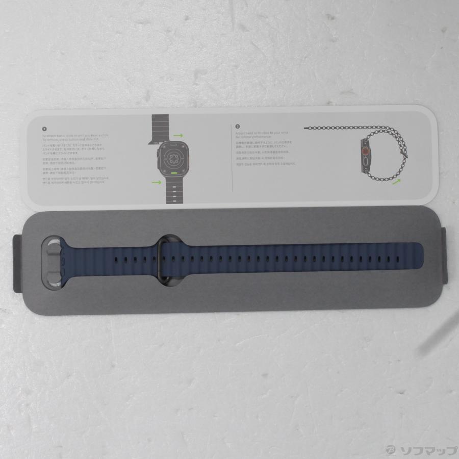 〔中古〕Apple(アップル)  〔展示品〕 49mmケース用 アンカーブルーオーシャンバンドエクステンション ブラックチタニウムの仕上げ MGCK4FE／A | Apple | 01
