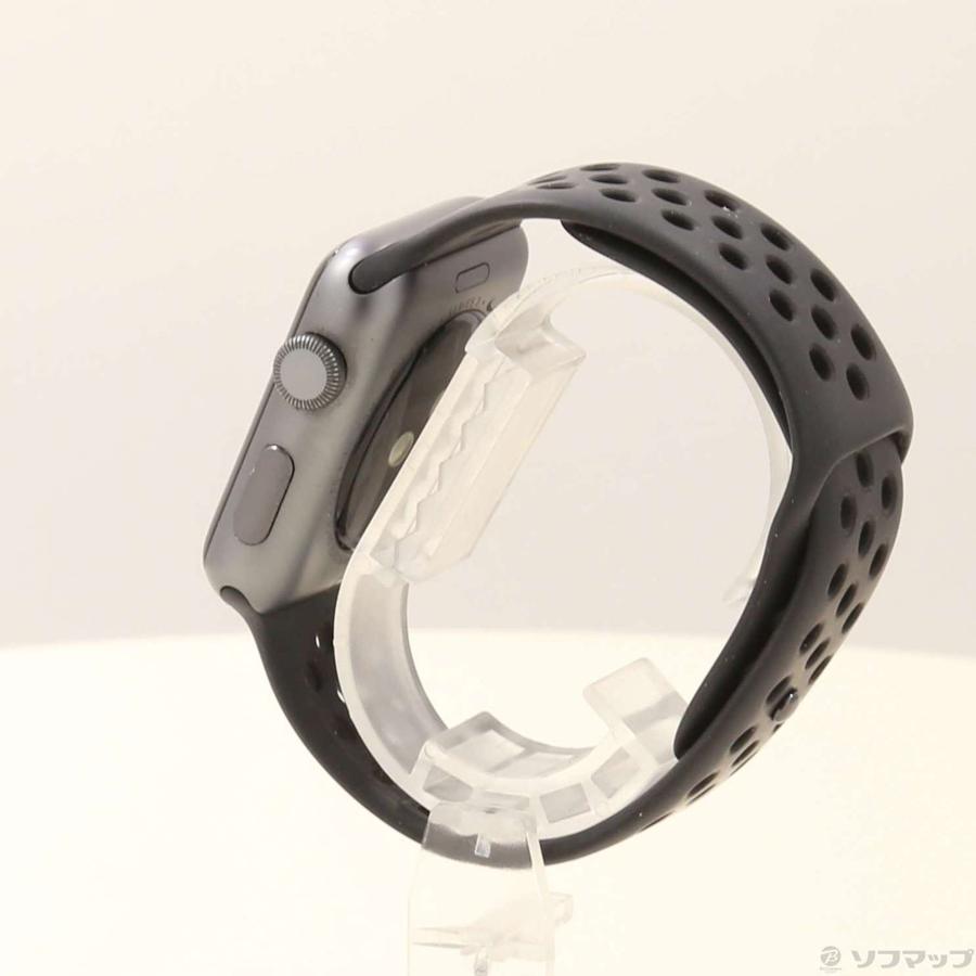 〔中古〕Apple(アップル)  Apple Watch Series 3 Nike+ GPS 42mm スペースグレイアルミニウムケース アンスラサイト／ブラックNikeスポーツバンド | Apple | 02