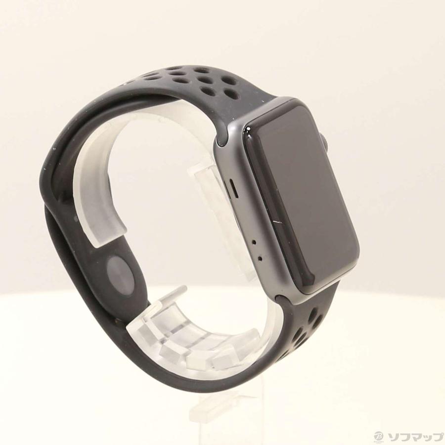 〔中古〕Apple(アップル)  Apple Watch Series 3 Nike+ GPS 42mm スペースグレイアルミニウムケース アンスラサイト／ブラックNikeスポーツバンド | Apple | 04