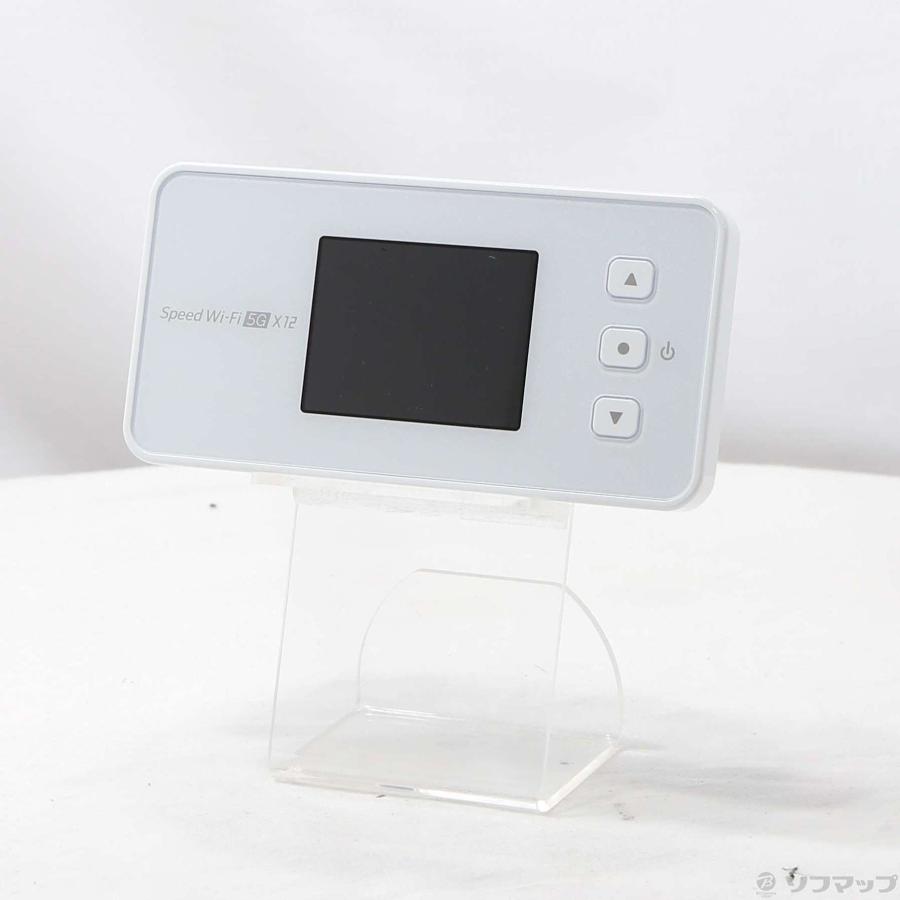 〔中古〕WIMAX  〔中古品〕 Speed Wi-Fi 5G X12 NAR03SWU アイスホワイト SIMフリー |  | 01