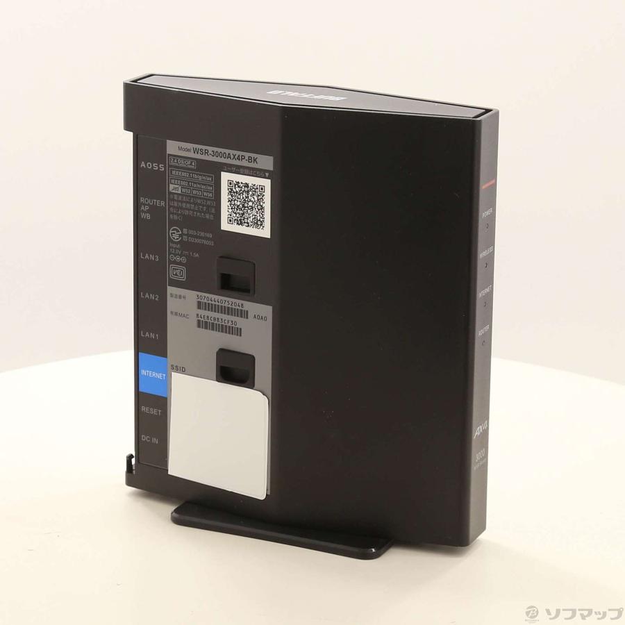 〔中古〕BUFFALO(バッファロー）  WSR-3000AX4P-BK | BUFFALO | 04