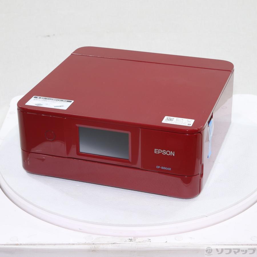 〔中古〕EPSON(エプソン)  〔展示品〕 カラリオ EP-886AR レッド | エプソン | 01