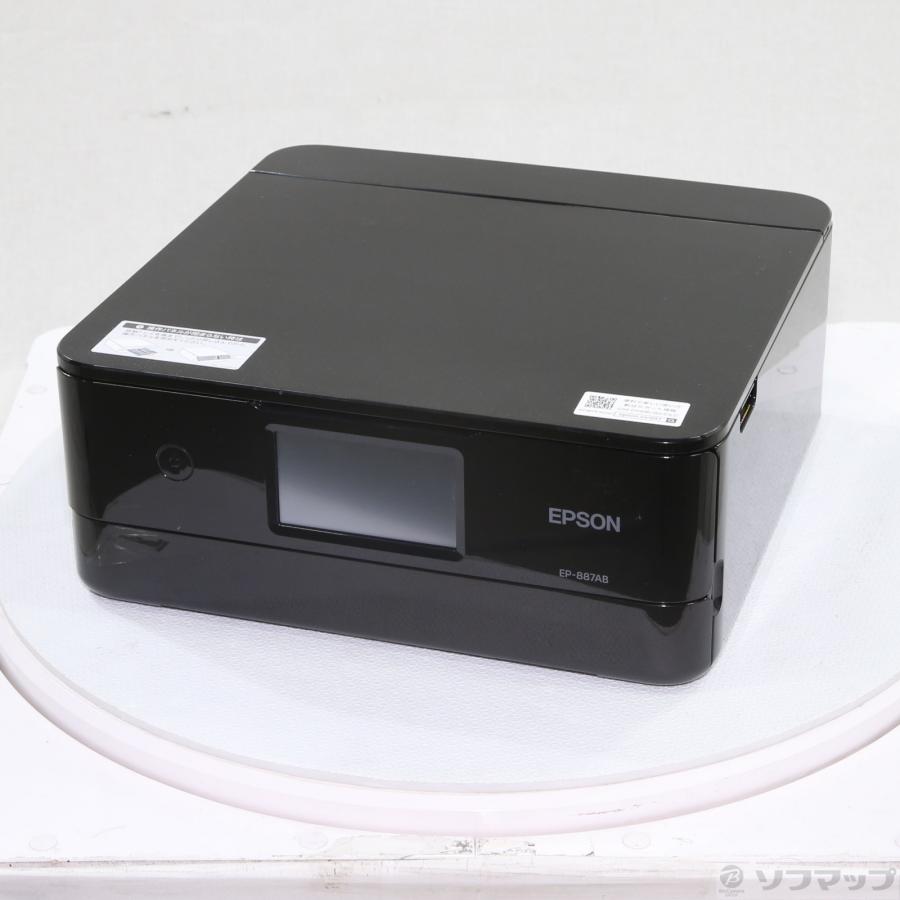 〔中古〕EPSON(エプソン)  〔展示品〕 Colorio EP-887AB ブラック | エプソン | 01