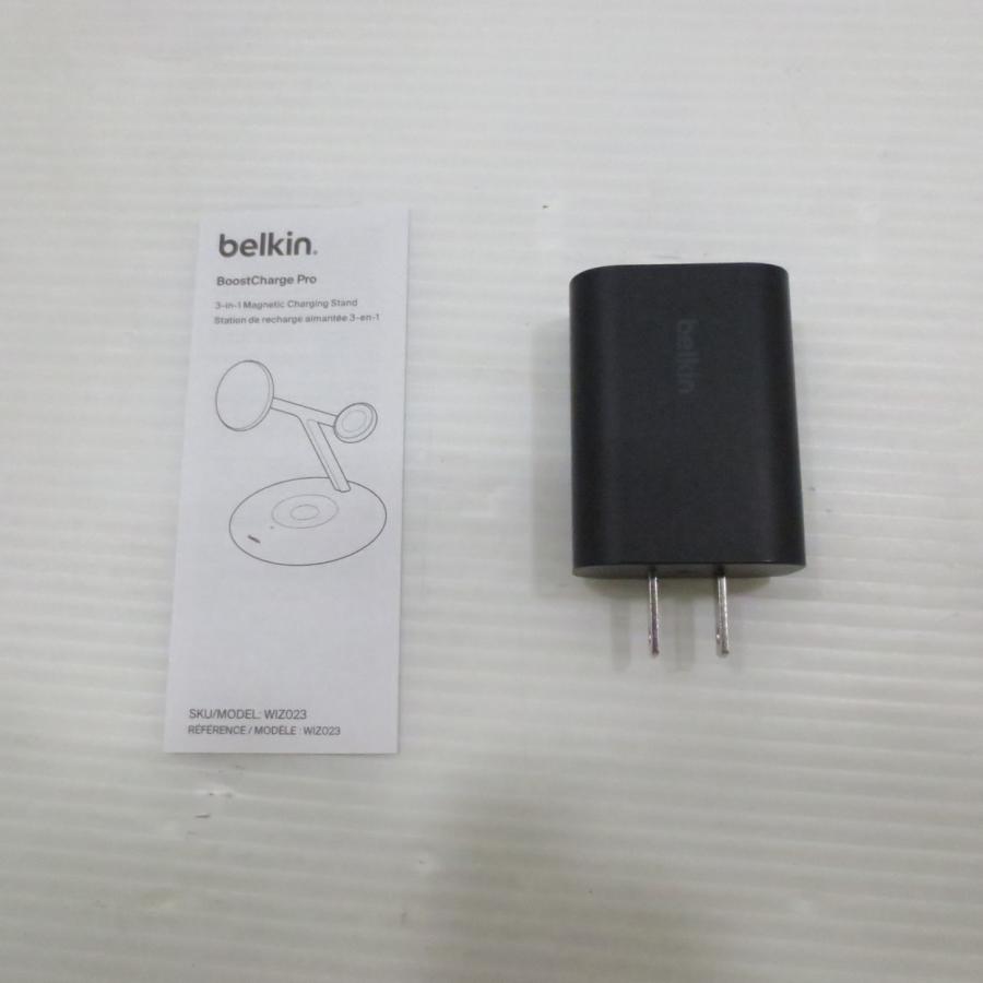 〔中古〕Belkin  〔展示品〕 BOOST↑CHARGE PRO WIZ023dqBK Qi2 3-in-1 ワイヤレス充電スタンド ブラック | Belkin | 02