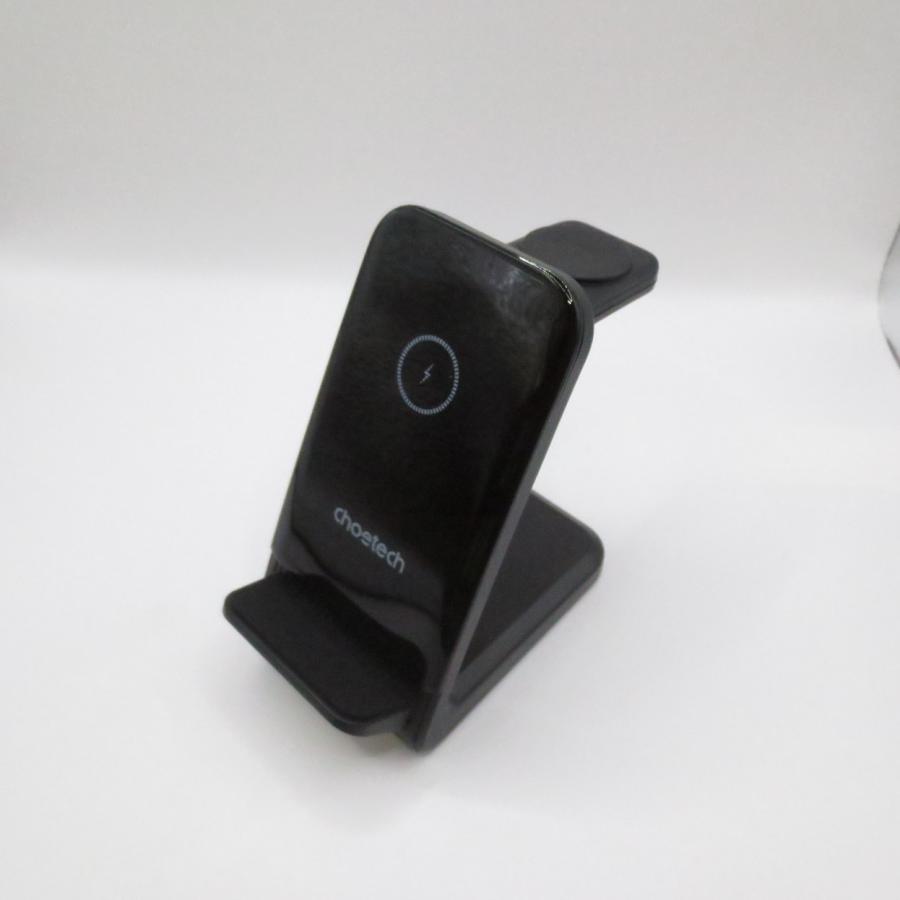 〔中古〕CHOETECH  〔展示品〕 4-in-1 磁気ワイヤレス急速充電器 Samsung対応 ブラック T608-F ブラック |  | 01
