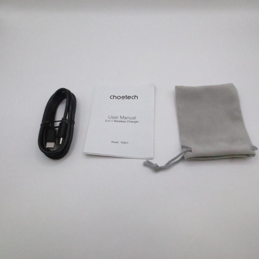 〔中古〕CHOETECH  〔展示品〕 4-in-1 磁気ワイヤレス急速充電器 Samsung対応 ブラック T608-F ブラック |  | 02