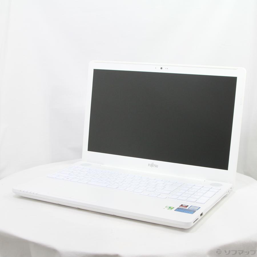 〔中古〕FUJITSU(富士通）  格安安心パソコン LIFEBOOK AH50／C3 FMVA50C3WP プレミアムホワイト 〔Windows 10〕 | 富士通 | 01