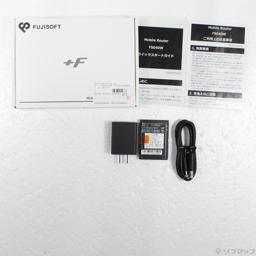 〔中古〕富士ソフト  +F FS040W FS040WMB1 SIMフリー |  | 05