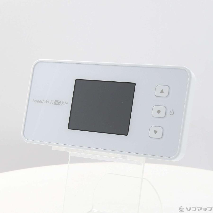 〔中古〕NEC(エヌイーシー)  〔中古品〕 Speed Wi-Fi 5G X12 NAR03SWU アイスホワイト SIMフリー |  | 01