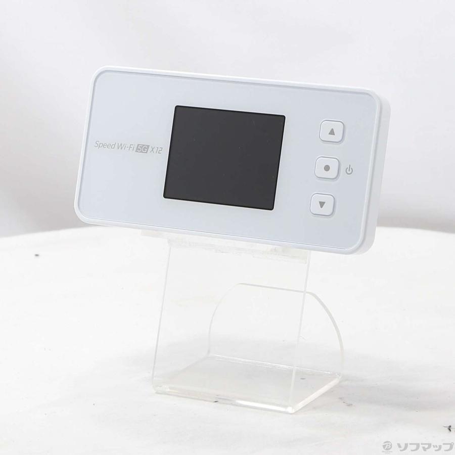 〔中古〕NEC(エヌイーシー)  〔中古品〕 Speed Wi-Fi 5G X12 NAR03SWU アイスホワイト SIMフリー |  | 01