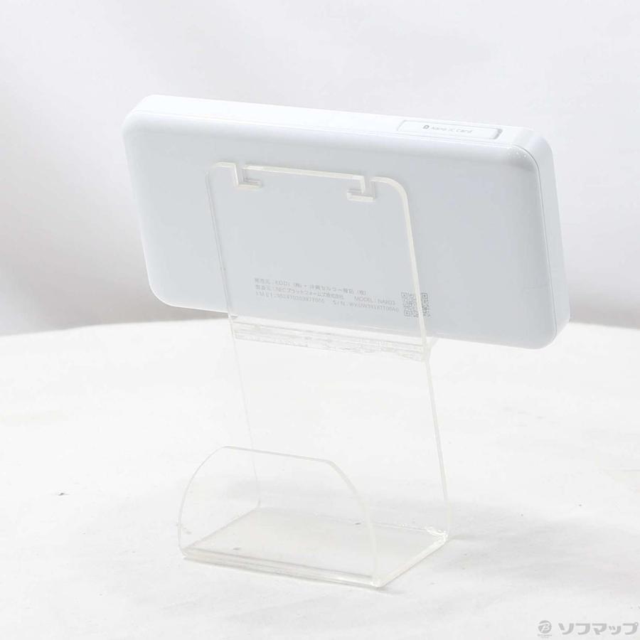 〔中古〕NEC(エヌイーシー)  〔中古品〕 Speed Wi-Fi 5G X12 NAR03SWU アイスホワイト SIMフリー |  | 03