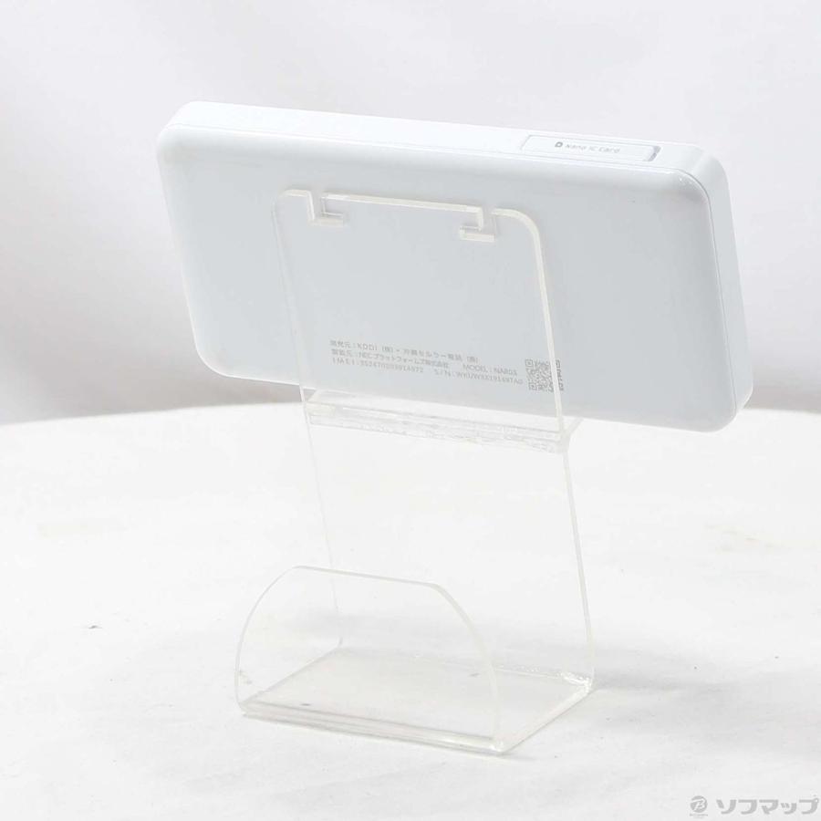 〔中古〕NEC(エヌイーシー)  〔中古品〕 Speed Wi-Fi 5G X12 NAR03SWU アイスホワイト SIMフリー |  | 03