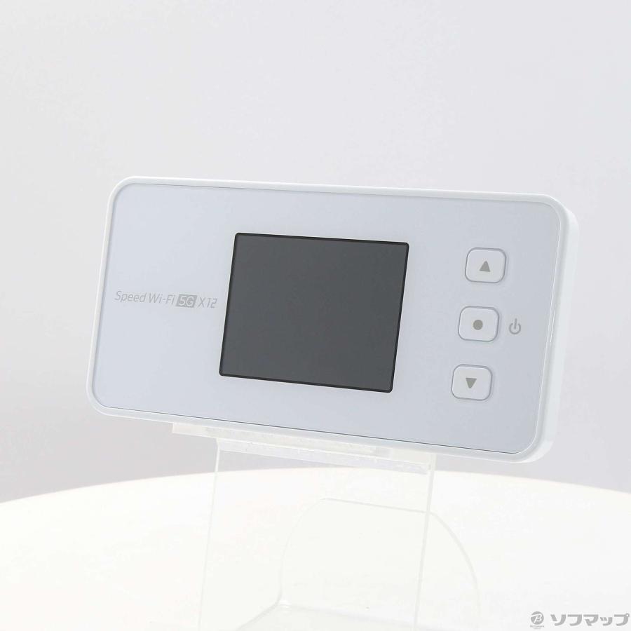 〔中古〕NEC(エヌイーシー)  〔中古品〕 Speed Wi-Fi 5G X12 NAR03SWU アイスホワイト SIMフリー |  | 01