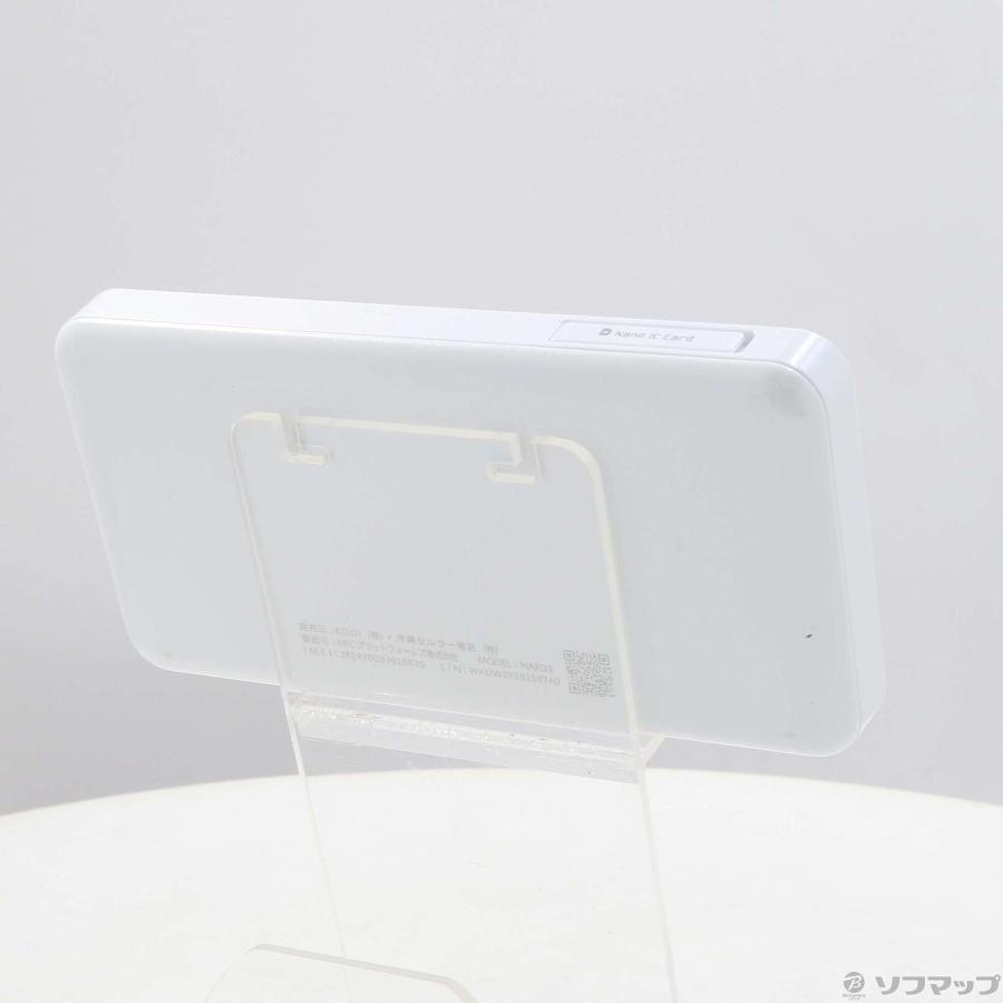 〔中古〕NEC(エヌイーシー)  〔中古品〕 Speed Wi-Fi 5G X12 NAR03SWU アイスホワイト SIMフリー |  | 03