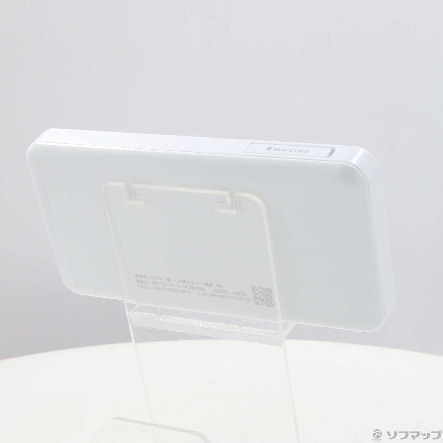 〔中古〕NEC(エヌイーシー)  〔中古品〕 Speed Wi-Fi 5G X12 NAR03SWU アイスホワイト SIMフリー |  | 03