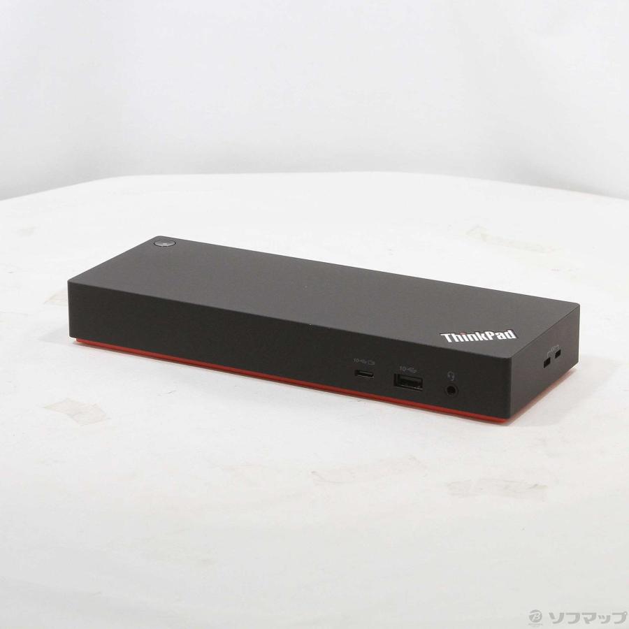 〔中古〕Lenovo(レノボジャパン)  ThinkPadユニバーサル Thunderbolt 4 ドッグ 40B00135JP | Lenovo | 01